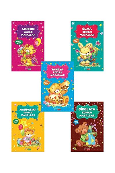 Yakamoz Yayınları Kokulu Masallar Yeni Kapak 5 Li Set | Çikolata, Vanilya, El...