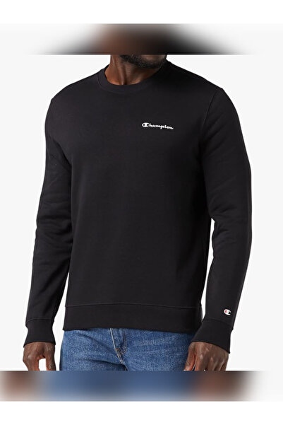 Champion Legacy Klasik Küçük Logo Bisiklet Yaka Sweatshirt