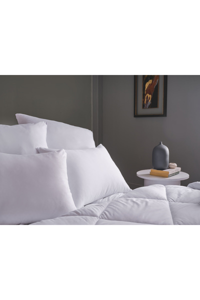 Doqu Home White Line Microfiber Yastık 60x80cm (1000gr)