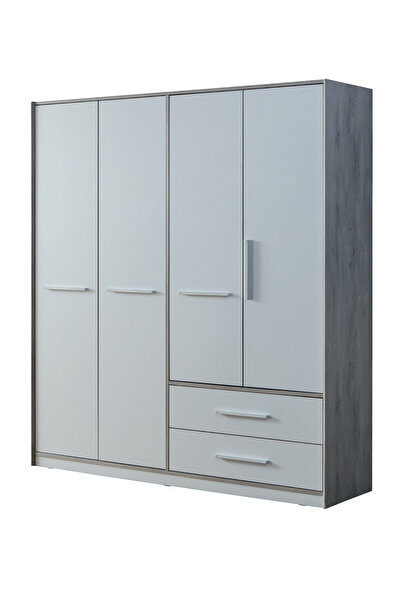 Eymense Bergama 4 Kapaklı Gardırop Dolap