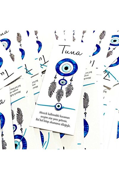 Perle88 Sünnet için Şans Bilekliği Hediyeliği  Kitap Ayıracı 12 Adet