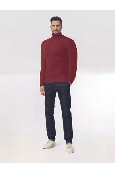 FAVORİM Pulover cu gât cu nervuri unisex