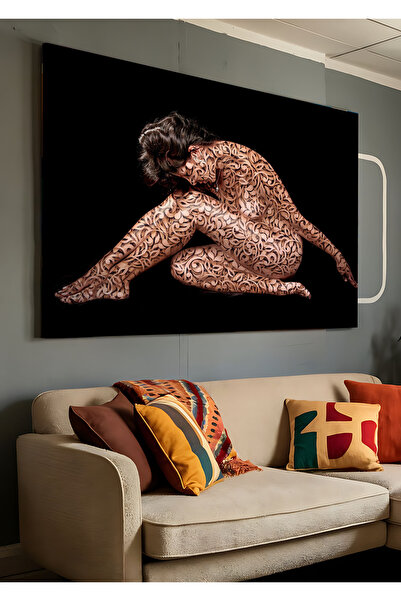 AR AJANS KANVAS TABLO Umetnost i uzorci Uzorci misterije Dekorativna slika na...