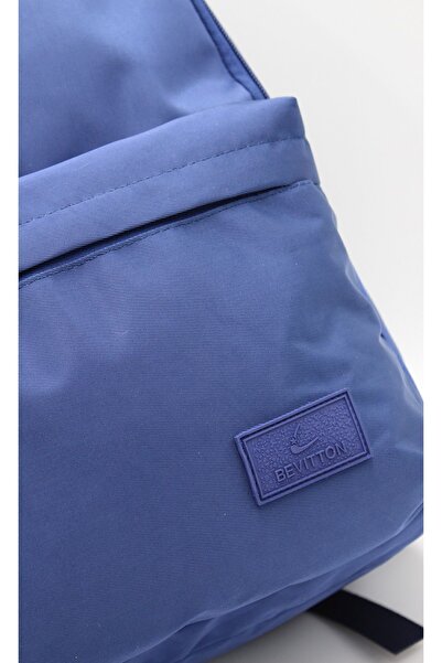 Bevitton Țesătură satinată rezistentă la apă Culoare roz Geantă de școală de călătorie unisex cu spate mari dimensiuni / 1601