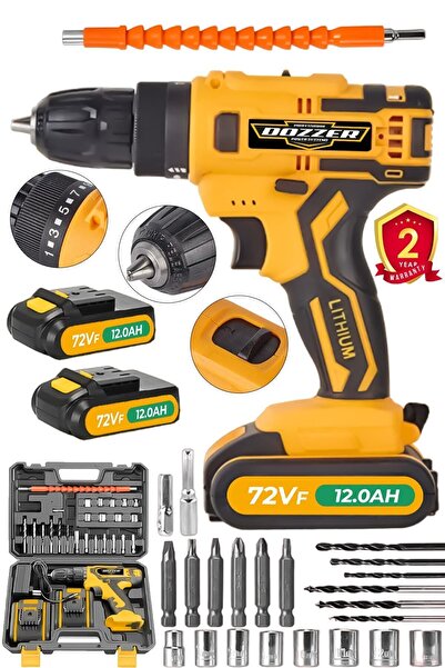 DOZZER Alman Darbeli 256vf 20 Ah Çift Titanyum Şanzuman Bakır Sargılı Çift Ak...