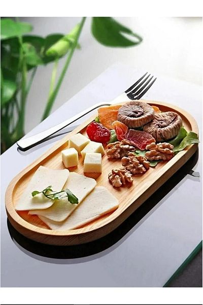 BÜYÜLÜ HOME Multi-Purpose Wooden Oil Pot Stand - Snack Bowl, Coffee Pot and Soap Holder Presentation Stand