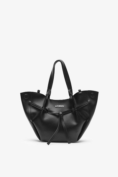 LOVENTA Black Mini Tote - Niesha S
