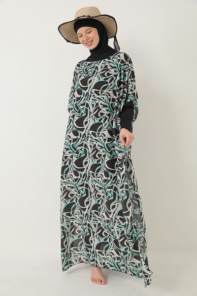 medipek Hijab Swimsuit - Patterned Pareo