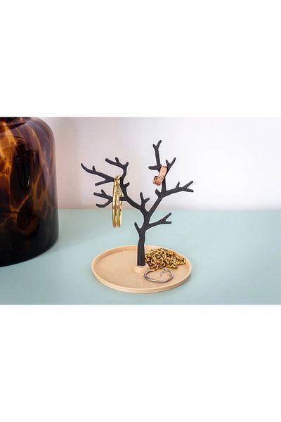 MSD DESİGN Stylish Tree Shaped Ring Stand and Organizer Set