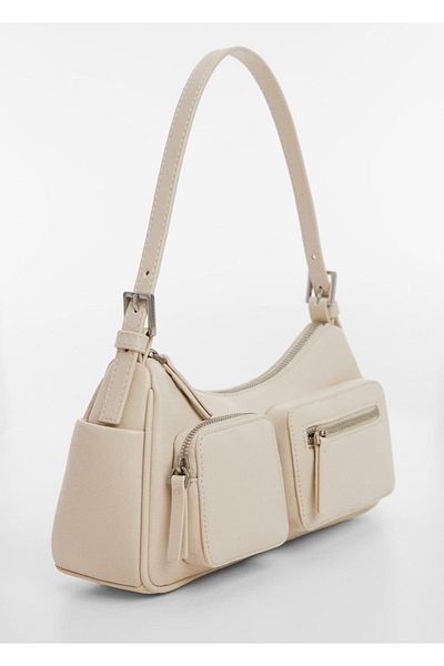 MANGO Woman Umhängetasche mit Tasche