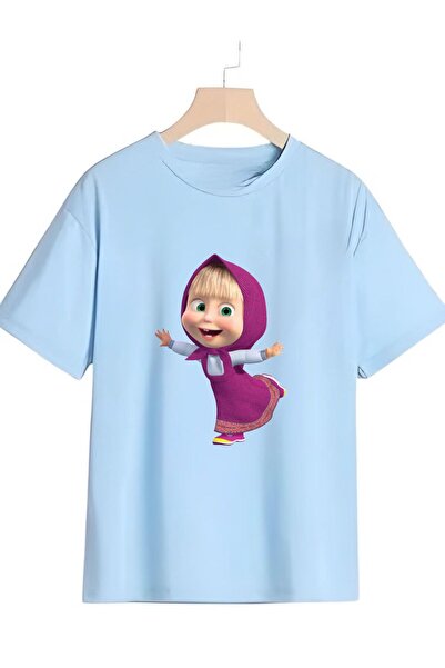 Garalio MAŞA İLE KOCA AYI BASKILI ÇOCUK TİŞÖRT
