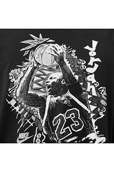 Nike Jordan Vintage Graphic Short-slleeve Erkek Siyah Spor T-shirt