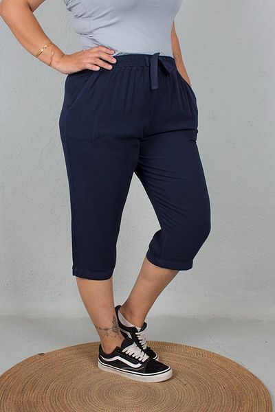 Truva XXL Plus Size Cotton Capri - Women's Clothing