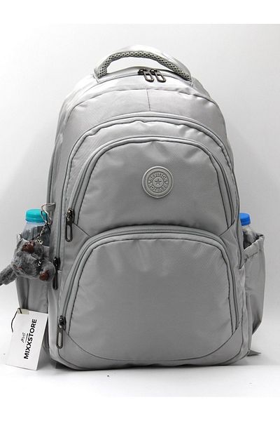 ms mixxstore Unisex Ασημί Σατέν - Αδιάβροχη Τσάντα Ταξιδίου μεγάλου μεγέθους / 346