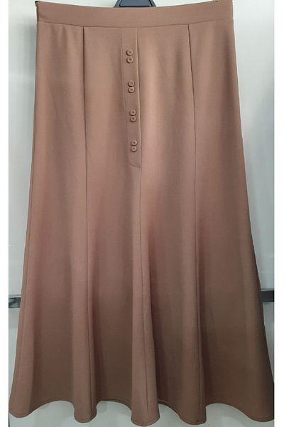 N.Y.YILDIZ STAR NAZAL 1,Sinif - Flexible Scuba Kumash, Plus Size, Split Elastic Skirt