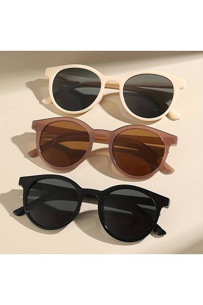 Alexis Carrel new Season Unisex Trend Model - 3-piece SunGlasses Set