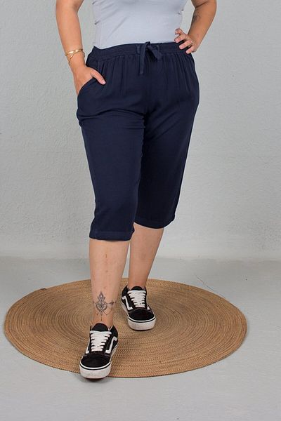 Truva XXL Plus Size Cotton Capri - Women's Clothing