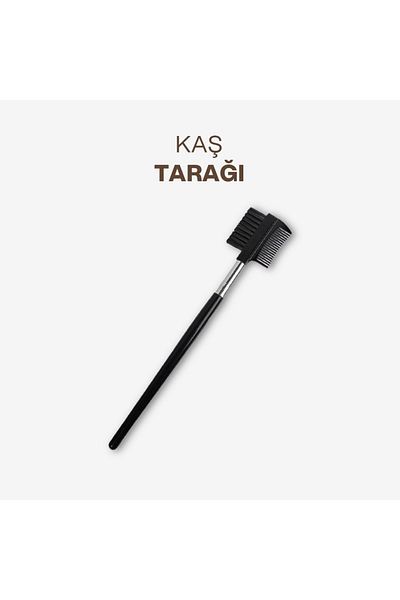 Platin Peruk Black Eyebrow Combing Brush