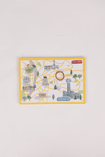 Artsy Ankara Harita Defter Yatay