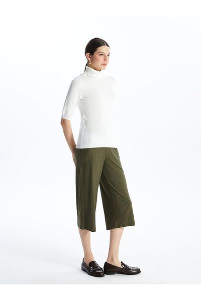 LC Waikiki LCWAIKIKI Basic Women - Ίσιο Κάπρι με Ελαστική Μέση