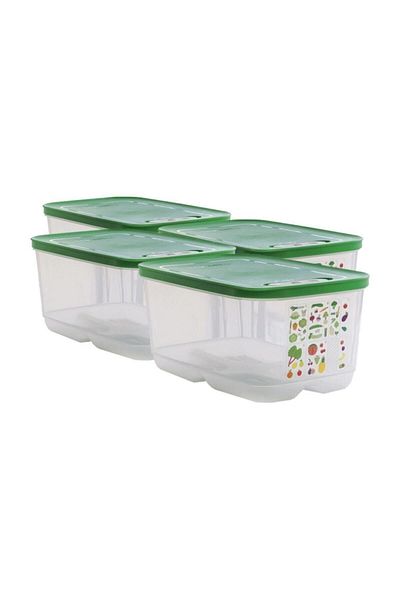 Tupperware Tupperaware Greenhouse Refrigerator Storage Container (4 X 4.4 Lt)