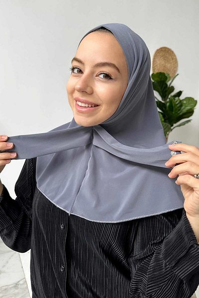 Ka Hijab Snap Bonnet - Gri