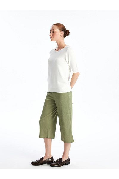 LC Waikiki LCWAIKIKI Basic Women - Ίσιο Κάπρι με Ελαστική Μέση