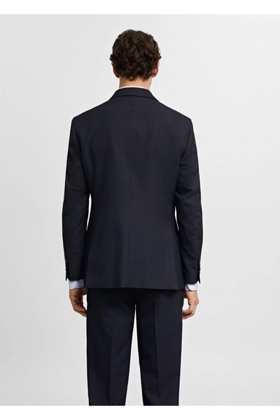 MANGO Man Приталений піджак з еластичної тканини