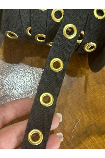 Gönülden Tasarım EN 2 CM SARI KUŞ GÖZLÜ ŞERİT DİKİŞ GİYİM AKSESUARI 1 METRE