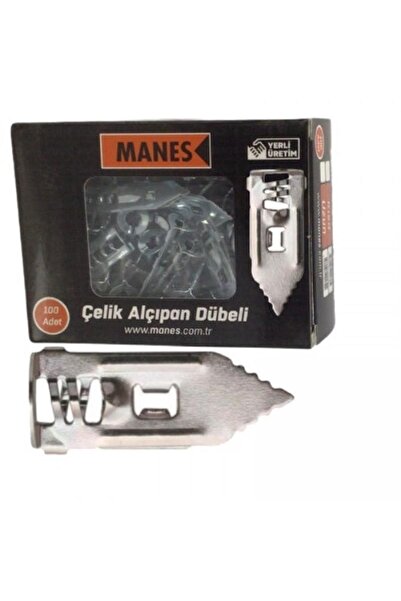 MANES Çelik Alçıpan Dübeli Uzun 100 Lü