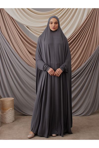Femple Modest Πρακτικό φόρεμα προσευχής - Χρώμα: Rock Grey |   onesize |   Ρούχα προσευχής