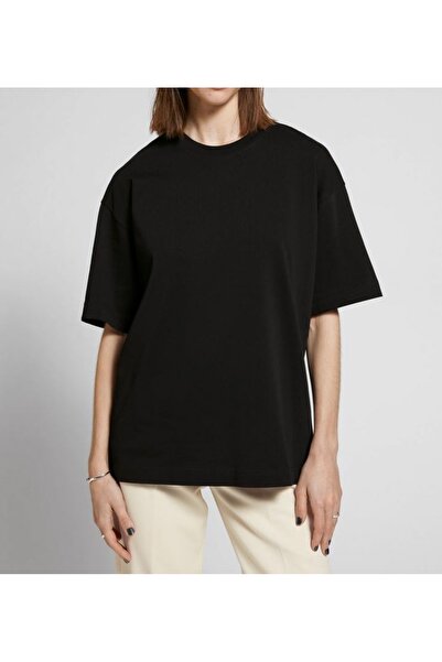 THE WHITE Tricou negru oversize
