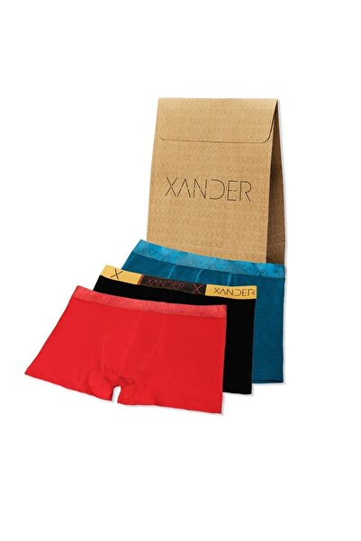 uwxander 3'lü Erkek Pamuklu Boxer - Xpack 6