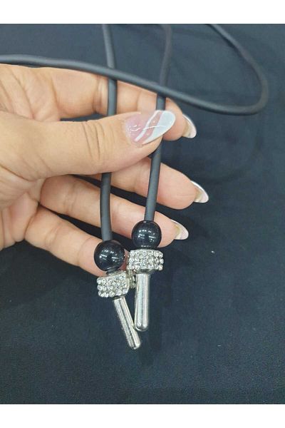 ESRA ŞELEM Hobby - Stone and Bead Detailed Sweatshirt Laces and Decorative Strip Accessory