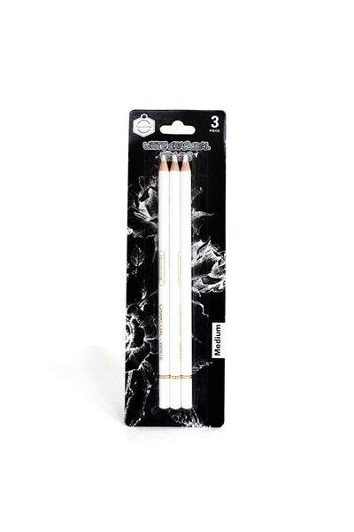 hobi market art White Charcoal Smoked Pen Set of 3