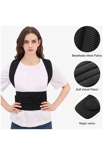 UVERTE Upright Posture Corset Orthopedic Anti-Humpback Medical Underwire Shoulder Back Waist Phyphosis Scoliosis Sports Corset