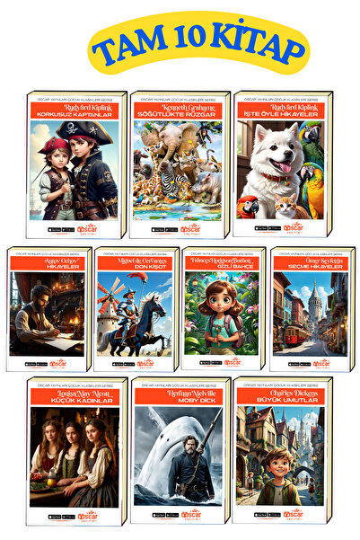 GÖNÜL YAYINCILIK 9-12 Yaş Için Dünya Çocuk Klasikleri Tam 10 Kitap