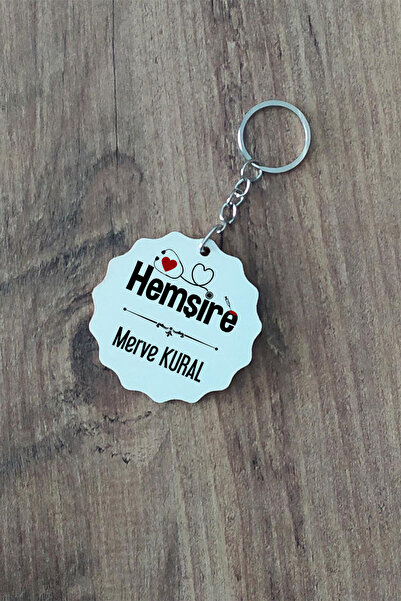 Hedizu Kişiye Özel Hemşire Anahtarlık İsme Özel Tıp Bayramı Hediyesi