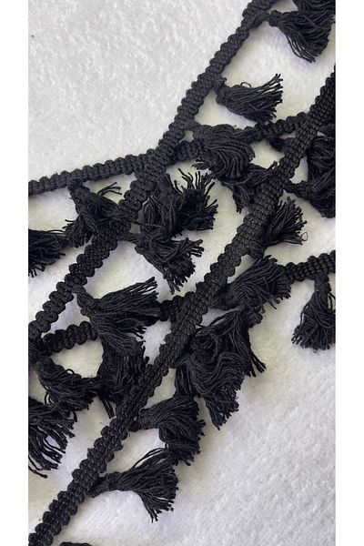 Ozpas Black Tassel Ribbon 3.5 cm x 4 m