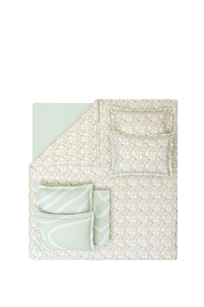 Yataş Lenzy Single Duvet Cover Set / Dowry Set - Sage