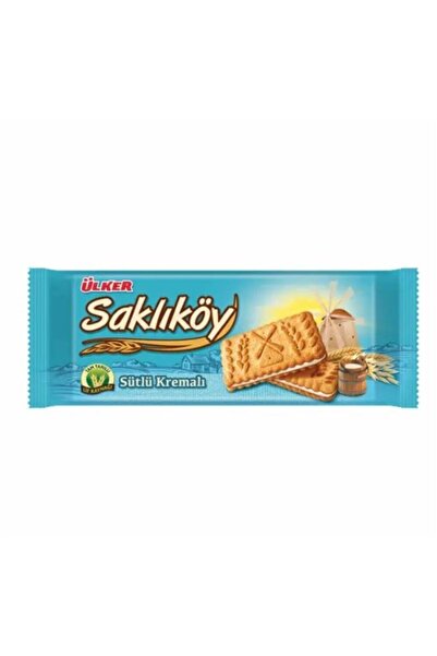 Ülker Saklıköy Sütlü Kremalı Bisküvi 24'lü 100 G