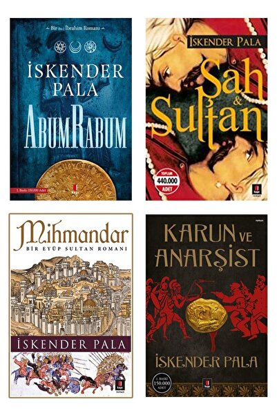 Kapı Yayınları Abum Rabum - Şah Ve Sultan - Mihmandar - Karun Ve Anarşist (4 Kitap Set)