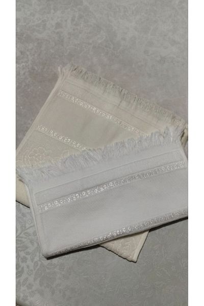 Özdilek Set of 2 Fringed Kitchen Towels