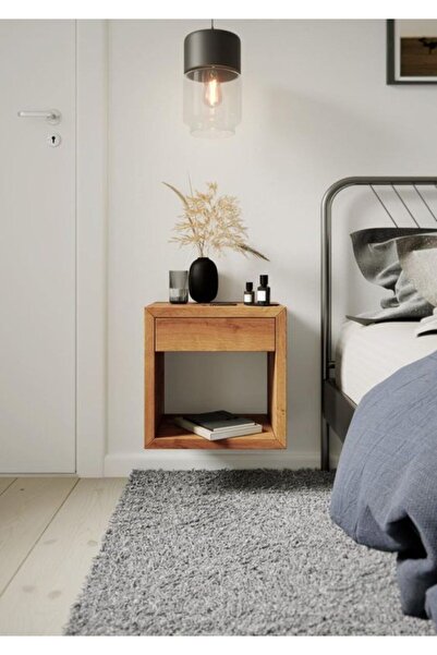 Aksöz Tasarım Ahşap Komodin Dekoratif Ahşap Komodin