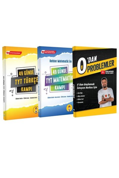 REHBER MATEMATİK YAYINLARI 49 Günde Tyt Türkçe Kampı 49 Günde Tyt Matematik K...