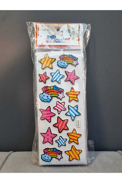 Ticon Star Patterned 16*20 Adept Planner, Educational and Curving Stickers