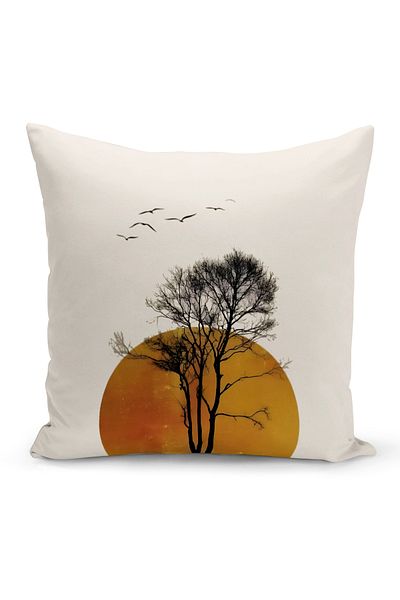 Bertille Home Σειρά Minimalist Digital Printed Κάλυμμα μαξιλαριού διπλής όψης