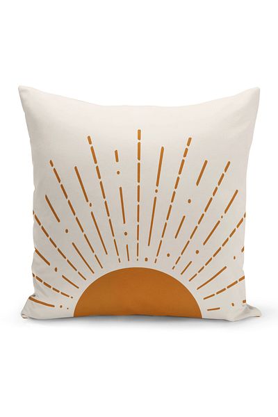 Bertille Home Series Minimalist Digital Printed Double Sided Throw Pillow Cover