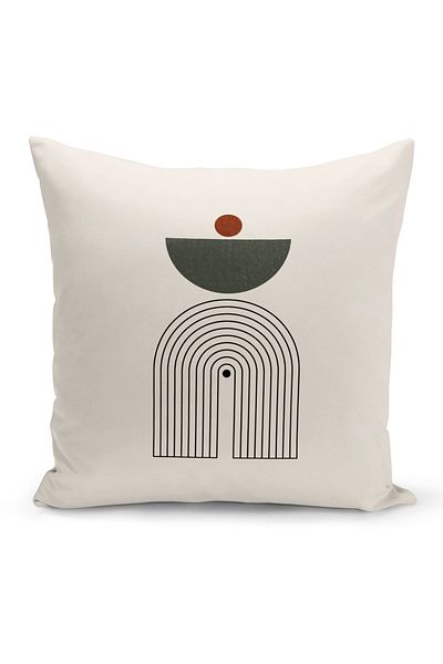 Bertille Home Σειρά Minimalist Digital Printed Κάλυμμα μαξιλαριού διπλής όψης