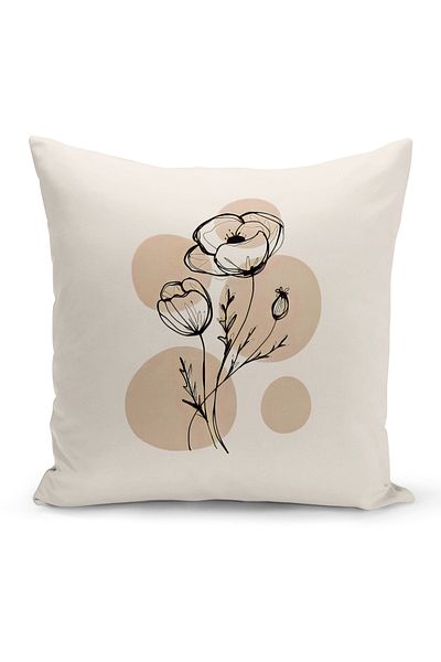 Bertille Home Σειρά Minimalist Digital Printed Κάλυμμα μαξιλαριού διπλής όψης